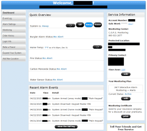 Simplisafe Dashboard