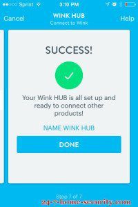 Connecting to the Wink Hub
