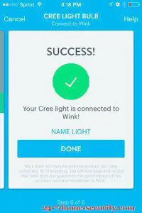 Cree Walk Through in the Wink app #3
