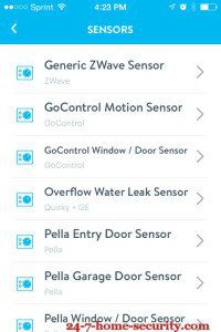 Wink Sensor Integrations