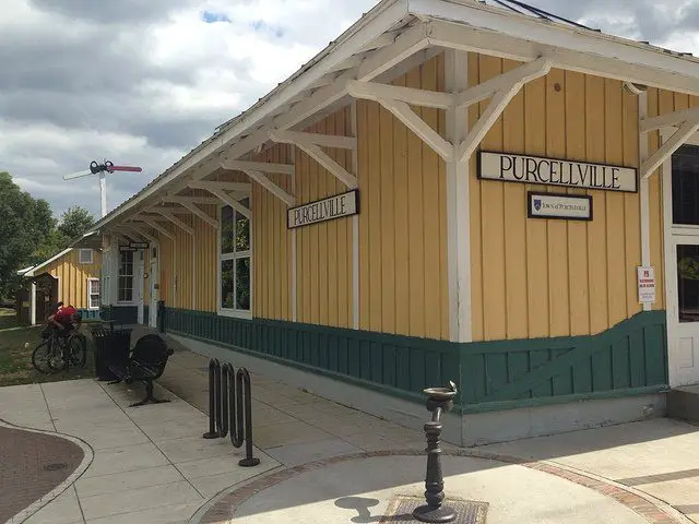 Purcellvile train station, safest city in Virginia