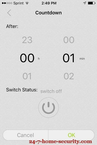 Setting the Countdown Timer in the Ankuoo Neo App