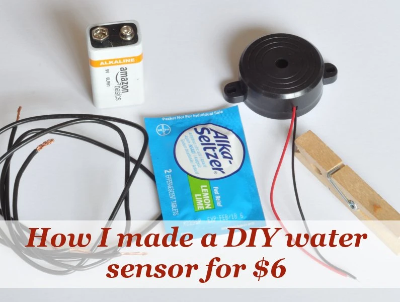 How to make a DIY water sensor for under $6